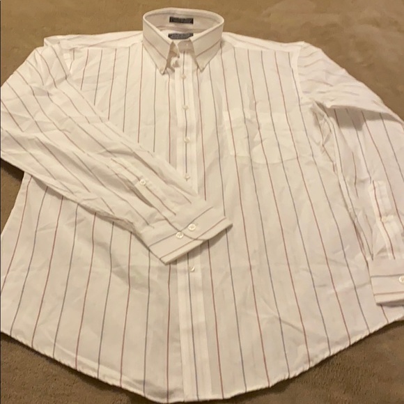 White Striped Dress Shirt - Picture 3 of 6